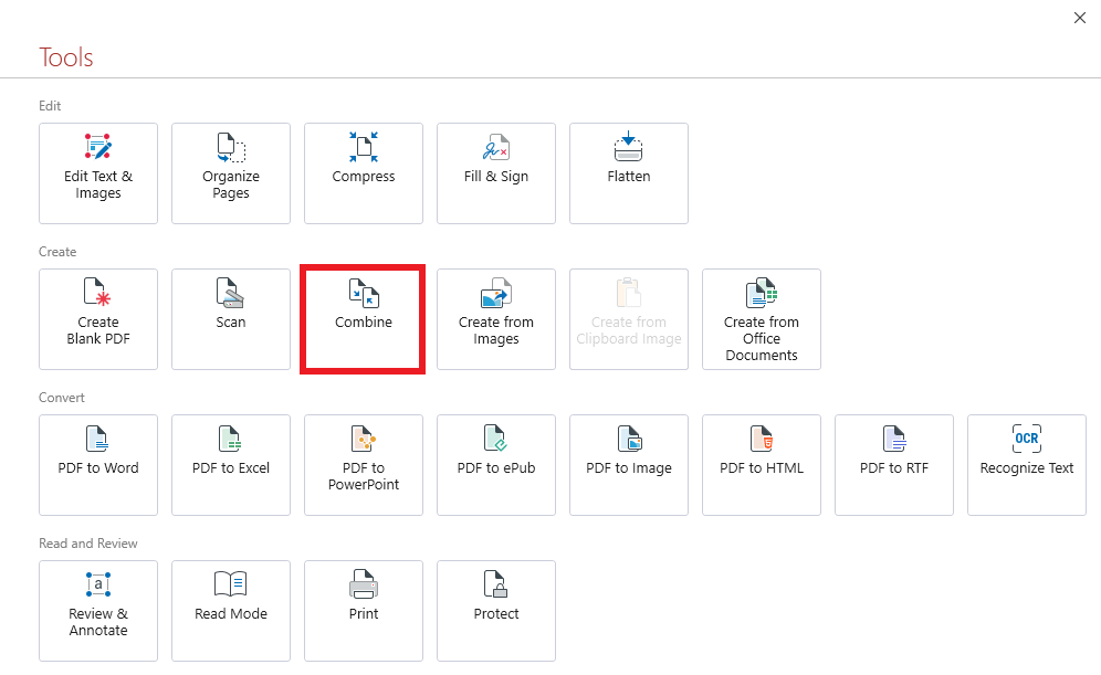 PDF Extra: accessing the combiner module step 2